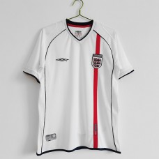 England 2002 World Cup Home White Soccer Jersey